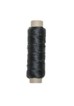 50m Sattlergarn Zwirn 14x2x3 Polyester anthrazit grau Ø 0,3mm (5127)
