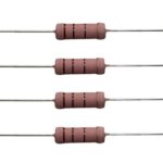 Metalloxid Widerstand Metalloxidschicht 100 Ohm 5 W 5% 4 Stück (20004)