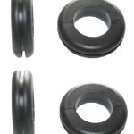 Durchgangstüllen Kabeldurchführung Kabeldurchlass 10mm schwarz 4 Stück (0157)