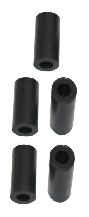 Distanzhülse Abstandshalter Abstandshülse M5x10x20mm schwarz 5 Stück (0093)