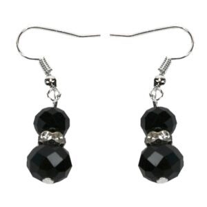 Ohrring Ohrhänger Black Crystal Swarovski (0005)