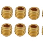 Madenschraube Gewindestifte Schraube Messing M2x2mm 10 Stück (0680)