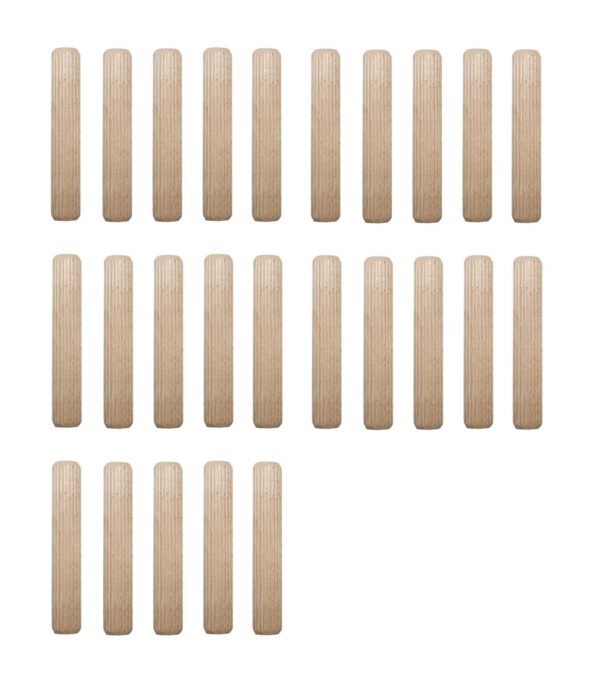 Holzdübel Riffeldübel Holzverbinder 12x120mm 25 Stück (0019)