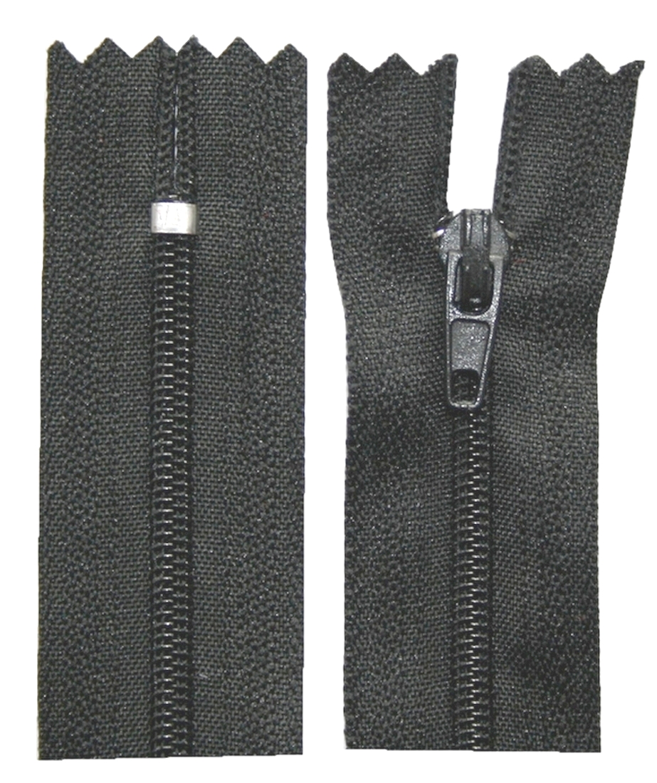 reiszverschluss-15-cm-3-mm-nicht-trennbar-hellschwarz-1503 Reißverschluss 15 cm 3 mm nicht trennbar hellschwarz (1503)