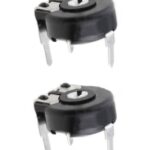 Potentiometer PT-10 Trimmer 500 Ohm horizontal liegend 2 Stück (0005)