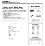 74HC10N 3 NAND-Gatter mit je 3 Eingängen DIP 14 (0109)