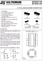 74LS138 Demultiplexer Decoder 3-to-8 DIP16 (0121)
