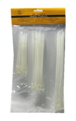 Kabelbinder Leitungsbinder Kabelstraps 75 Stück je 25 Stück weiß (2012)