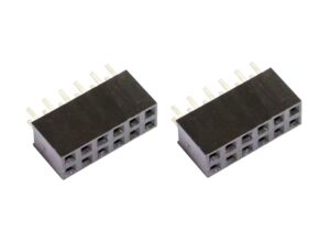 Buchsenleiste 2x6 12Pin zweireihig Mikrocontroller 2 Stück (0030)