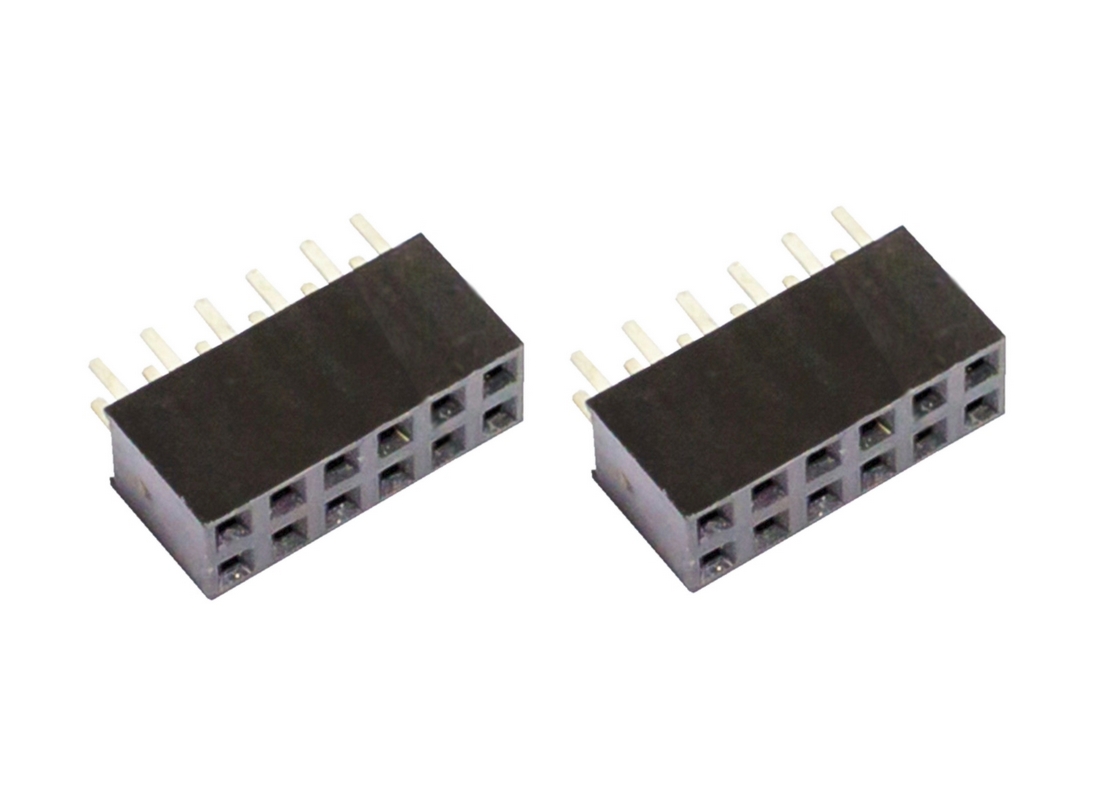 Buchsenleiste 2x6 12Pin zweireihig Mikrocontroller 2 Stück (0030) Buchsenleiste 2x6 12Pin zweireihig Mikrocontroller 2 Stück (0030)
