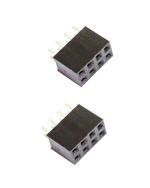 Buchsenleiste 2x4 8Pin zweireihig Mikrocontroller 2 Stück (0033)