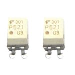 TLP521 SMD Optokoppler ein Kanal NPN SOP-4 2 Stück (0015)