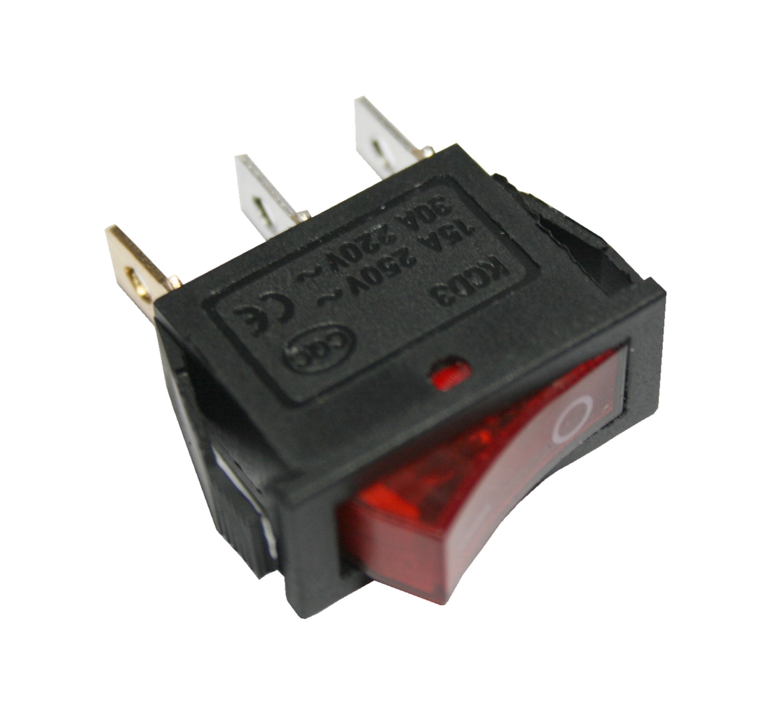 Wippschalter KCD3 Schalter mit Beleuchtung 15A/250V ON-OFF 3PIN (0060) Wippschalter KCD3 Schalter mit Beleuchtung 15A/250V ON-OFF 3PIN (0060)
