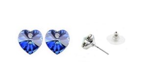 Ohrstecker 18 K Moon River blau (0000)