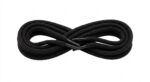 Schuhband Schnürsenkel 1 Paar Baumwolle 60 cm rund schwarz (0002)