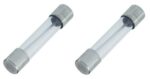 Feinsicherung Glassicherung 20 A Flink US-Sicherung 6,3 x 32 mm 2 Stück (0123)
