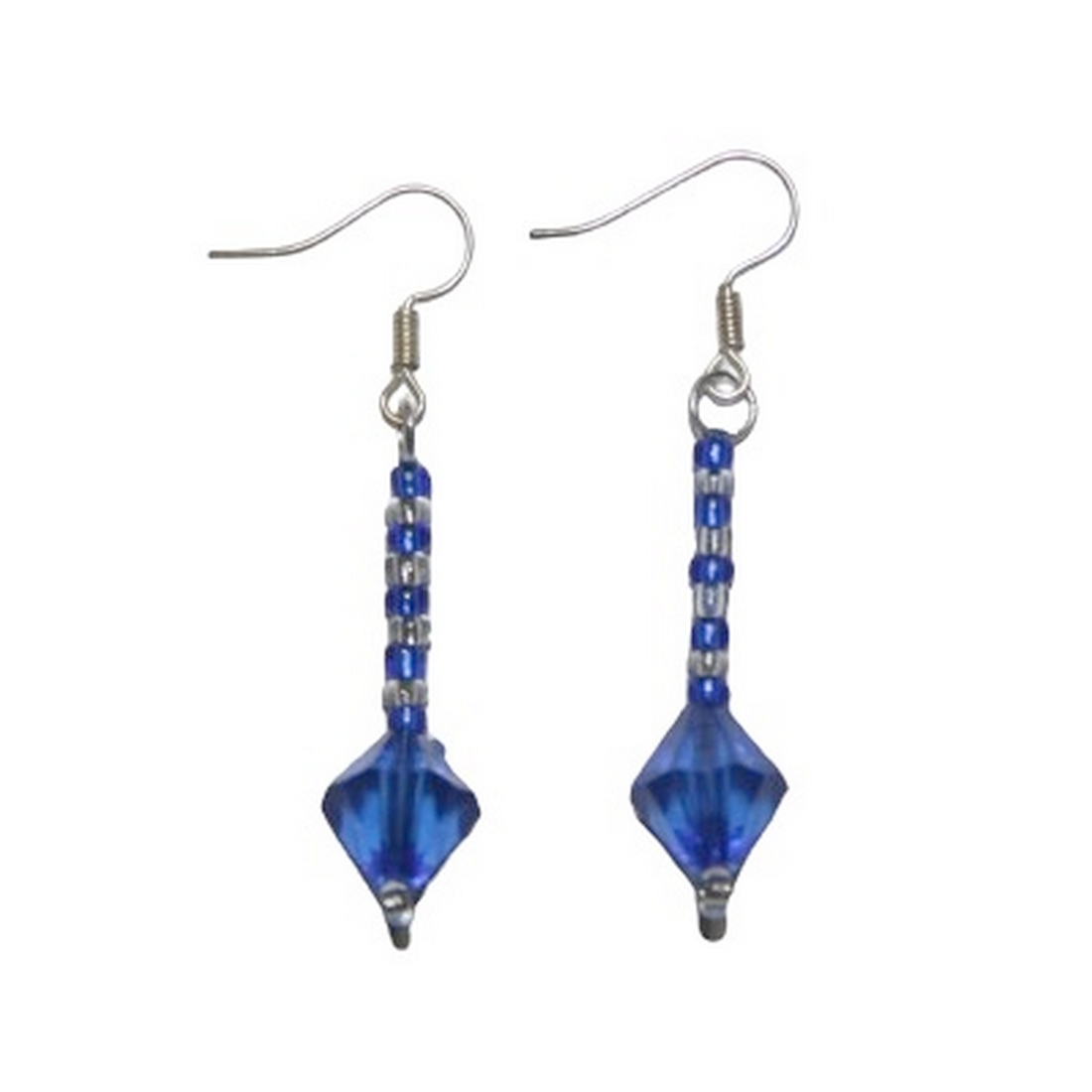 Ohrring Ohrhänger Rina blau (0031) Ohrring Ohrhänger Rina blau (0031)