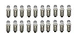LED Glühlampe Glühbirne E10 12V weiß 20 Stück (8330)