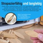 Verbindungsplättchen Flachdübel Formfeder Gr.0 47x15x4mm 1000 Stück (0047)