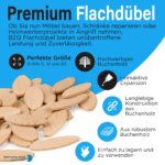 Verbindungsplättchen Flachdübel Formfeder Gr.0 47x15x4mm 1000 Stück (0047)