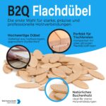 Verbindungsplättchen Flachdübel Formfeder Gr.0 47x15x4mm 1000 Stück (0047)