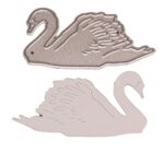 Scrapbooking Stanzteile Schwan weiß 10 Stück