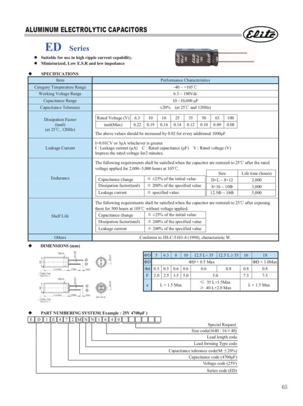 Elko Elektrolytkondensator 330uF 16V Low Impedanz 105°C 2 Stück (1005)