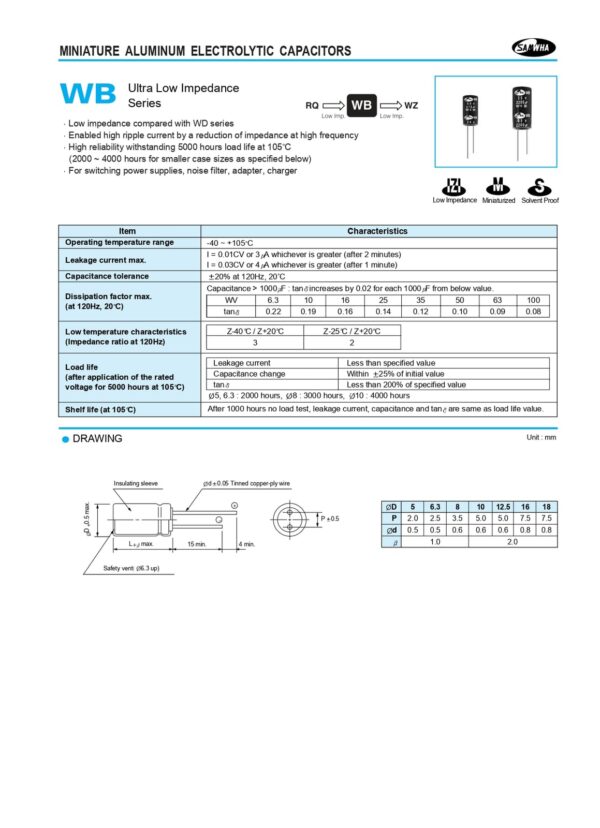 Elko Elektrolytkondensator Kondensator 10uF 6.3V 105°C 2 Stück (0024)