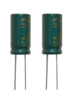 Elko Elektrolytkondensator Kondensator 2200uF 6,3V 105°C 2 Stück (0061)