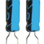 Elko Elektrolytkondensator Kondensator 3,3uF 50V 85°C 2 Stück (2002)