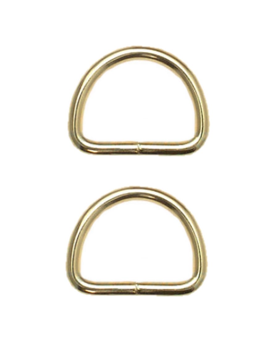 Metallring D-Ring 33 mm gold 2 Stück (0091) Metallring D-Ring 33 mm gold 2 Stück (0091)