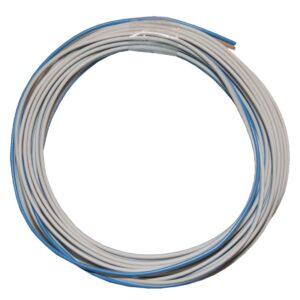 Kabelring Kabel 2*0,14mm 5m weiß blau (0006)