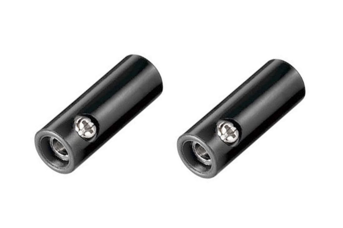 Bananen Kupplung Bananenkupplung 4 mm schwarz 2 Stück (0191) Bananen Kupplung Bananenkupplung 4 mm schwarz 2 Stück (0191)