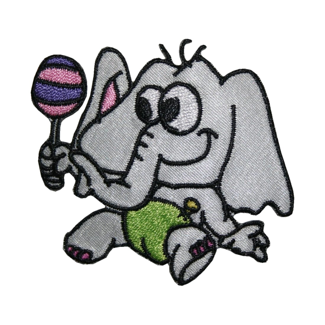 Aufnäher Bügelbild Aufbügler Elefant 55x78 mm (1049) Aufnäher Bügelbild Aufbügler Elefant 55x78 mm (1049)
