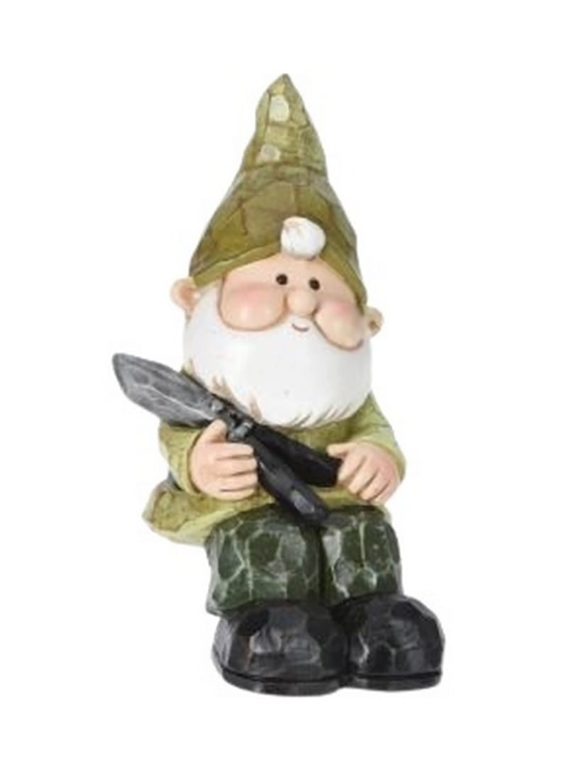 Gartenzwerg sitzend Gartendeko Zwerg Gnome 17 cm (0367) Gartenzwerg sitzend Gartendeko Zwerg Gnome 17 cm (0367)