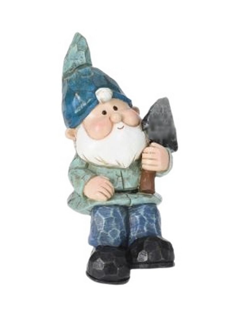 Gartenzwerg sitzend Gartendeko Zwerg Gnome 17 cm (0370) Gartenzwerg sitzend Gartendeko Zwerg Gnome 17 cm (0370)