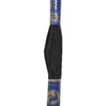 Stickgarn Mouline Stickwolle Stickfaden 8 m schwarz (9992)