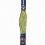 Stickgarn Mouline Stickwolle Stickfaden 8 m cremegrün (6032)