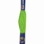 Stickgarn Mouline Stickwolle Stickfaden 8 m chartreuse (6232)