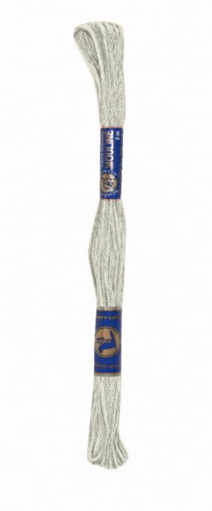 Stickgarn Mouline Stickwolle Stickfaden 8 m sahnig (1102)