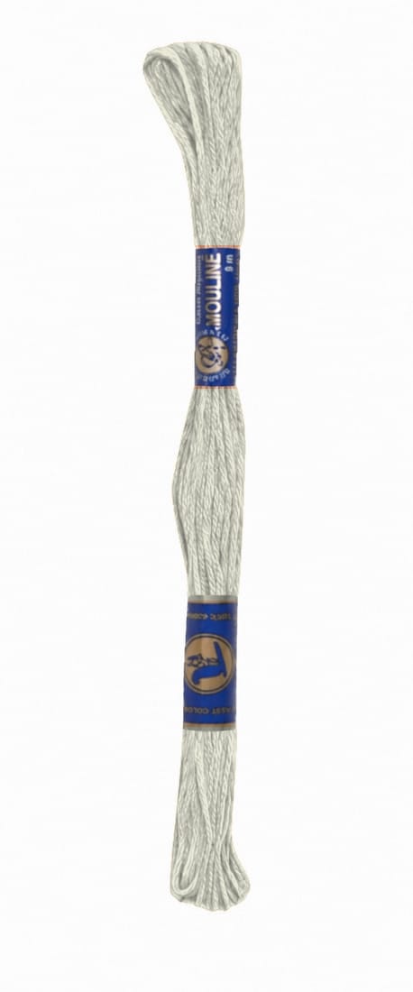 Stickgarn Mouline Stickwolle Stickfaden 8 m sahnig (1102) Stickgarn Mouline Stickwolle Stickfaden 8 m sahnig (1102)