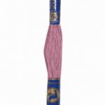 Stickgarn Mouline Stickwolle Stickfaden 8 m dunkelrosa (3822)