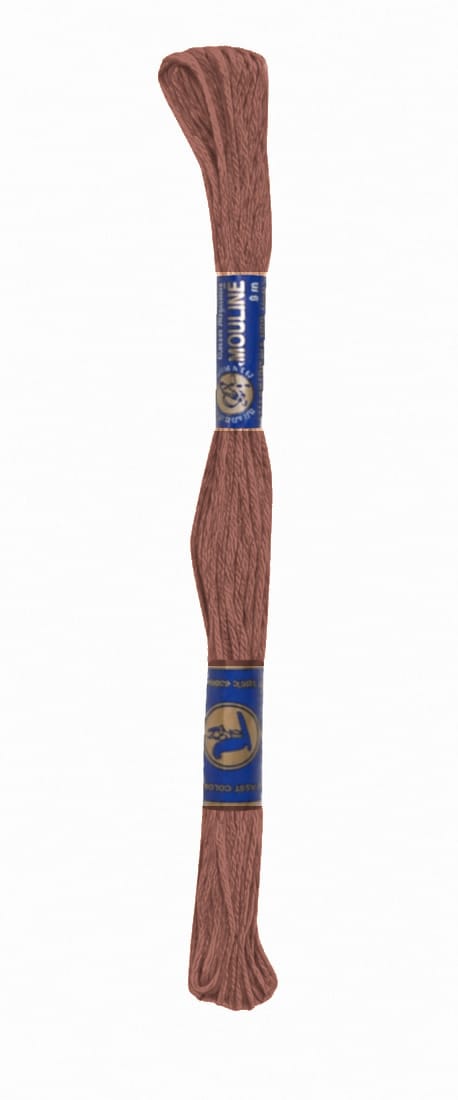 Stickgarn Mouline Stickwolle Stickfaden 8 m fleischrot (7582) Stickgarn Mouline Stickwolle Stickfaden 8 m fleischrot (7582)
