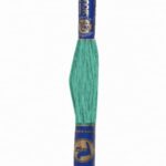 Stickgarn Mouline Stickwolle Stickfaden 8 m jade (6552)