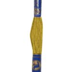 Stickgarn Mouline Stickwolle Stickfaden 8 m gelbes Ocker (1762)
