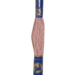 Stickgarn Mouline Stickwolle Stickfaden 8 m mittelrosa (3432)