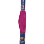 Stickgarn Mouline Stickwolle Stickfaden 8 m zyklamen (3452)