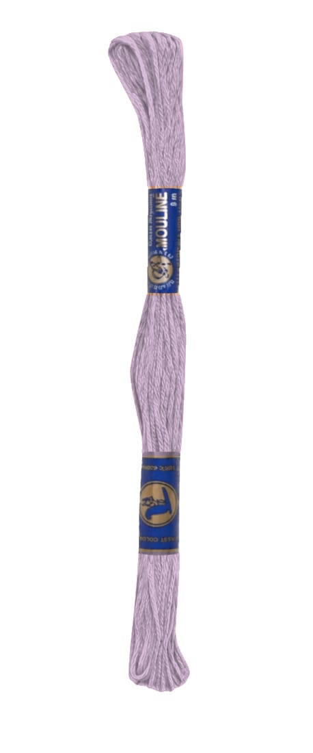 Stickgarn Mouline Stickwolle Stickfaden 8 m blasses Violett (4222) Stickgarn Mouline Stickwolle Stickfaden 8 m blasses Violett (4222)