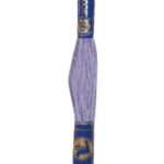 Stickgarn Mouline Stickwolle Stickfaden 8 m blauviolett (4552)