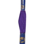 Stickgarn Mouline Stickwolle Stickfaden 8 m tintenblau (5082)